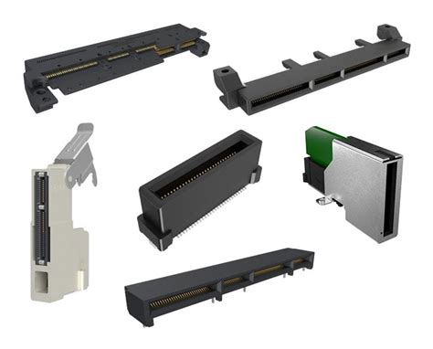 PCIe ® Gen 6 Mini Cool Edge 0.60mm Card Edge Connectors.